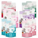 MjAMjAM Nassfutter Katze Adult, Quetschie 12x125 g Mixpaket 5