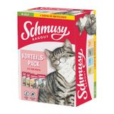 Schmusy Ragout Nassfutter Katze Vorteilspack in Gelee 12x100 g