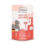 MjAMjAM Nassfutter Katze Adult, Quetschie, mit Herzen 12x125 g