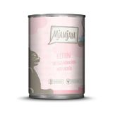 MjAMjAM Nassfutter Katze Kitten, Huhn mit Lachsöl 6x400 g