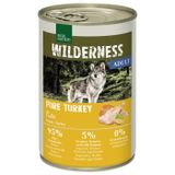 REAL NATURE WILDERNESS Nassfutter für Hunde Adult Pure Turkey 6x400 g