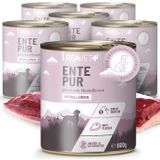 REAVET Hundenassfutter - Ente Pur | 6 x 800g
