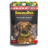 SavannaDog vom südafrikanischen Strauß Happen 100 g mit Karotte
