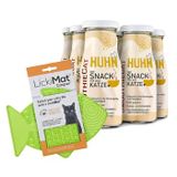 SmoothieCat Huhn 6x 150 ml + Lickimat Grün