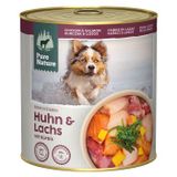 Pure Nature Adult 6x800g Lachs & Huhn