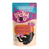Lucky Lou Nassfutter Katze Adult Ente und Geflügel 16x125 g