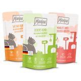 MjAMjAM Nassfutter Katze Adult, Quetschie 12x125 g Mixpaket 1