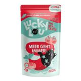 Lucky Lou Nassfutter Katze Adult Thunfisch, Geflügel 16x125 g