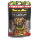 SavannaDog vom südafrikanischen Strauß Happen 100 g mit Rote Bete