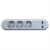 USB SMART 381.801, 3-fach Steckdosenleiste