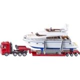 SUPER Schwertransport mit Yacht, Modellfahrzeug