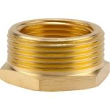 Messing-Reduzierstück 42mm (G 1.1/4") > 33,3mm (G1"), Verbindung