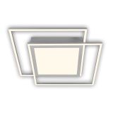 LED Deckenleuchte, 51,5 cm, LED-Platine, 50 W, 5000 lm, alu-chrom matt