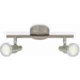 Spot Deckenleuchte, 27,5 cm, 6 W, Matt-Nickel