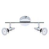 LED Spot Deckenleuchte, 27,5 cm, 8 W, Chrom
