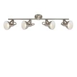Spot Deckenleuchte, 79 cm, max. 40 W, Satin-Weiß