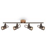 LED Spot Deckenleuchte, 68,4 cm, 20 W, Grau
