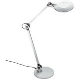 CCT LED Schreibtischleuchte, Ø 20 cm, 9 W, Silber