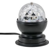 RGB LED Tischleuchte, Ø 8,8 cm, 3 W, Schwarz
