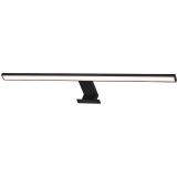 LED Spiegelleuchte, 60 cm, 8 W, Schwarz