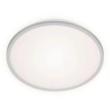 LED Deckenleuchte, Ø 28 cm, 15 W, Silber