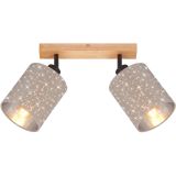 Spot Deckenleuchte, 28,5 cm, max. 25 W, Taupe