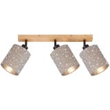 Spot Deckenleuchte, 47,5 cm, max. 25 W, Taupe