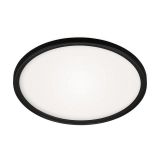 Bad Deckenleuchte, Ø 42 cm, 22 W, 2900 lm, Schwarz