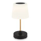LED Akku Tischleuchte Ø12,5 cm, LED-Modul,  3W, 350 lm, Schwarz