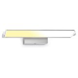 LED Wandleuchte, mit CCT LED Panel, dimmbar 52,5 cm, 15 W, matt-nickel-chrom