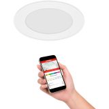 TELEFUNKEN Smart LED Einbauleuchte, Ø 12 cm, 6 W, Weiß
