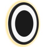 TELEFUNKEN LED Außenwandleuchte, Ø 28 cm, 15 W, Schwarz
