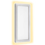 TELEFUNKEN LED Außenwandleuchte, 28 cm, 16 W, Silber