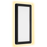 TELEFUNKEN LED Außenwandleuchte, 28 cm, 16 W, Schwarz