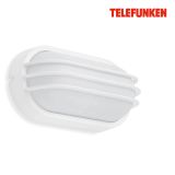 TELEFUNKEN LED Außenwandleuchte, 24 cm, 12 W, Weiß