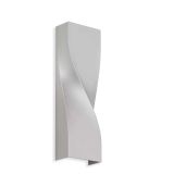 TELEFUNKEN LED Außenwandleuchte, 26 cm, 12 W, Silber