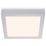 LED Deckenleuchte, 22,5 cm, 16,5 W, Chrom-Matt