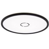 Slim LED Panel, Ø 42 cm, 3000 LUMEN, 22 WATT, Schwarz