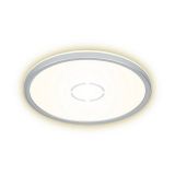 Slim LED Panel, Ø 29,3 cm, 2400 LUMEN, 18 WATT, Silber