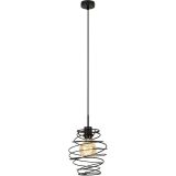 Pendelleuchte, 130 cm, max. 60 W, Schwarz