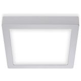 LED Deckenleuchte, 22,5 cm, 16,5 W, Chrom-Matt