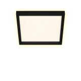 LED Deckenleuchte, 29,6 cm, 18 W, Schwarz