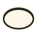LED Panel, Ø 42,5 cm, 3000 LUMEN, 22 WATT, Schwarz