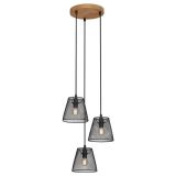 Pendelleuchte, Ø 21 cm, max. 40 W, Schwarz