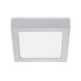 LED Deckenleuchte, 17 cm, 12 W, Chrom-Matt