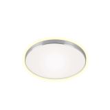 LED Deckenleuchte, Ø 35,5 cm, 18 W, Alu-Weiß
