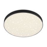 STERNENHIMMEL LED Deckenleuchte, Ø 38,7 cm, 24,5 W, Schwarz