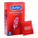 DUREX Gefühlsecht 8 hauchzarte Kondome für intensives Empfinden