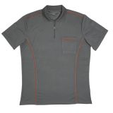 Bauhofer Poloshirt 'B-100' grau Größe M