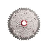 SunRace MX8 Casette, 11-Gang, 11-46 Metallic Silver